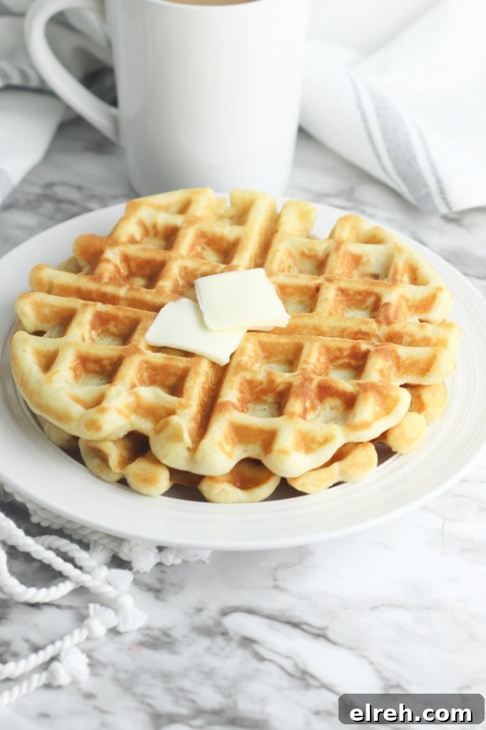 Easy Low Carb Belgian Waffles