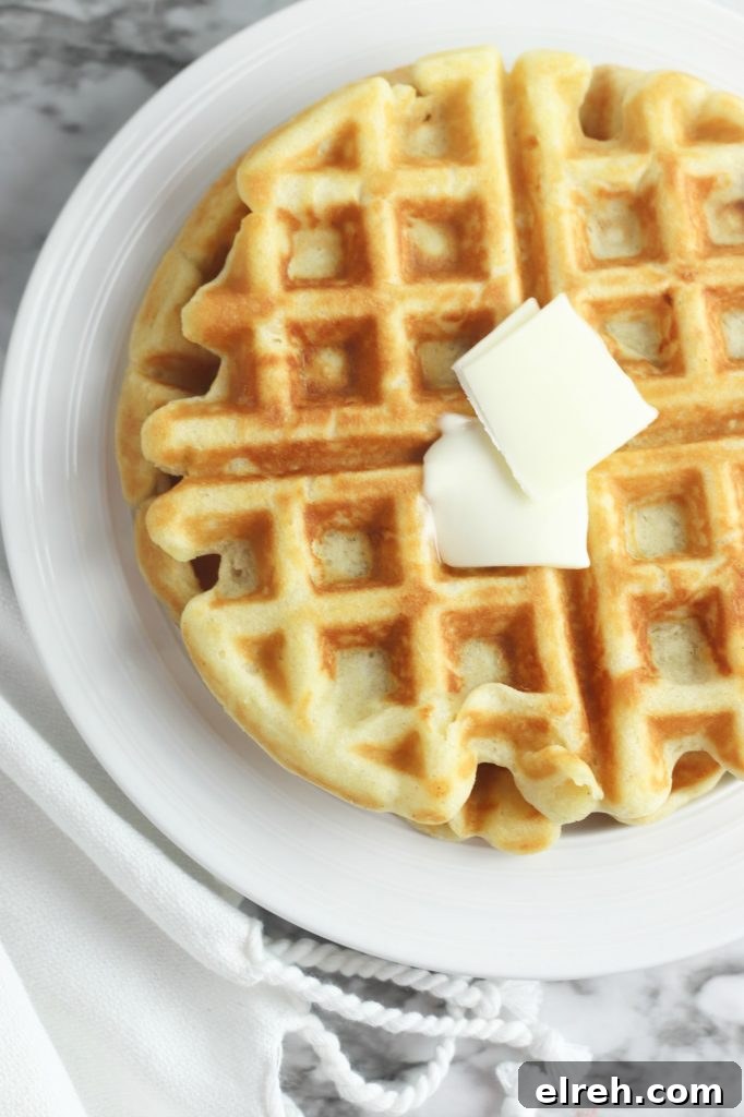 Easy Low Carb Belgian Waffles