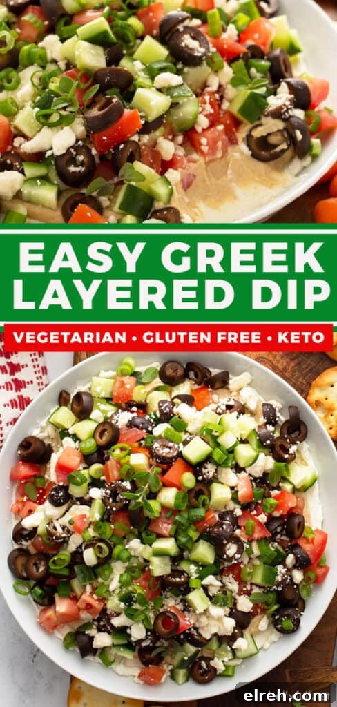 2 picture pin for Greek Layered Dip