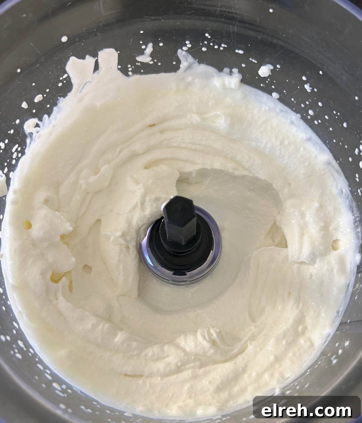 Creamy High-Protein Buffalo Chicken Dip with Cottage Cheese 4 Smooth blended cottage cheese.