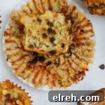 Almond flour banana muffins image