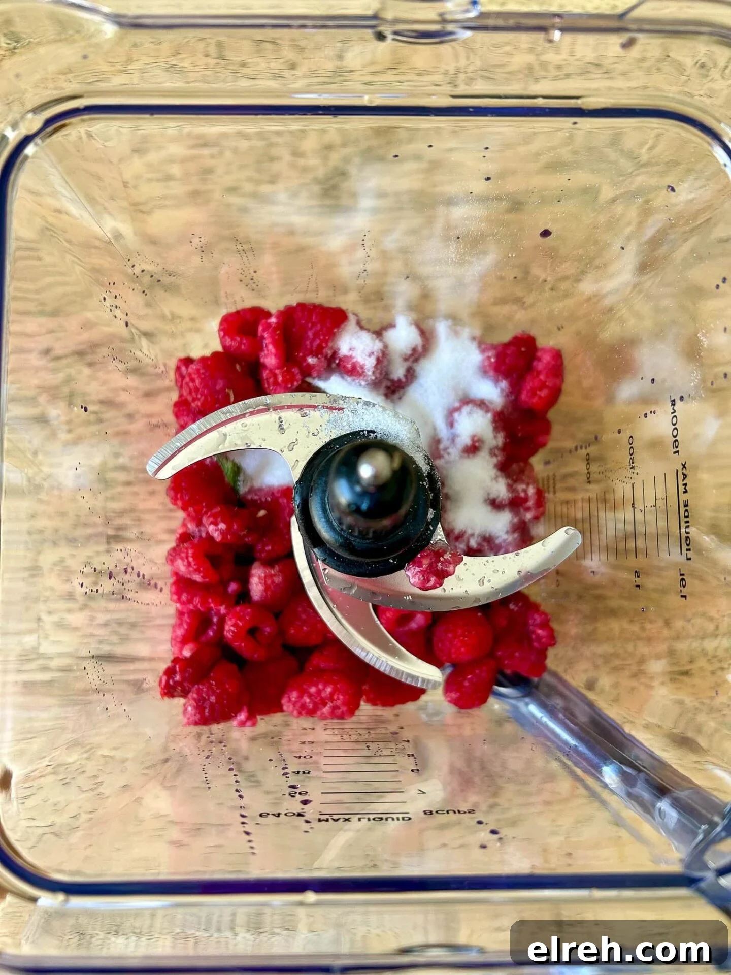 2-Ingredient Raspberry Coulis Recipe for Cakes and Ice Cream 2 Raspberry coulis preparation