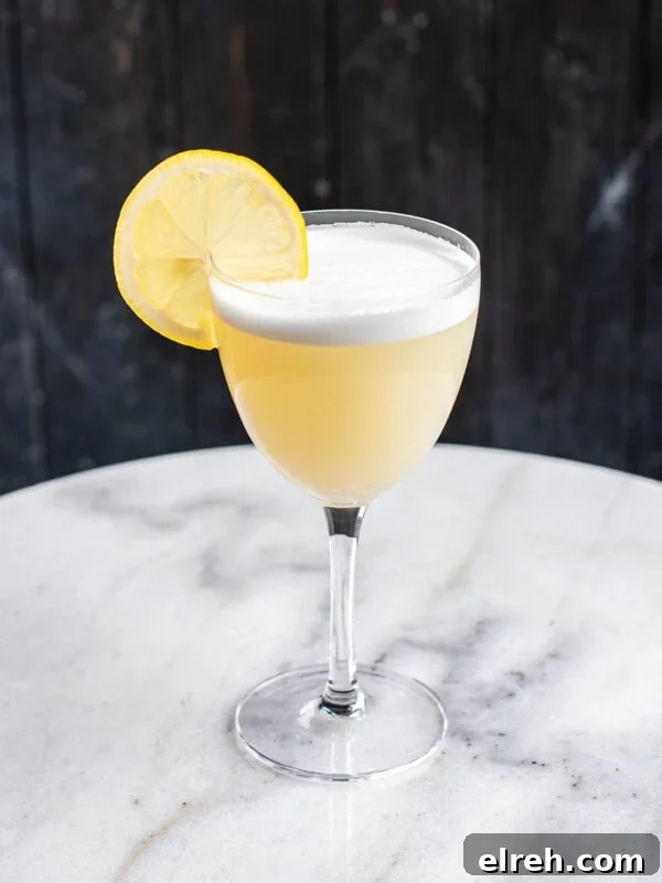 Mezcal Bone Crusher Cocktail Recipe 4 Tequila and mezcal sour cocktail.