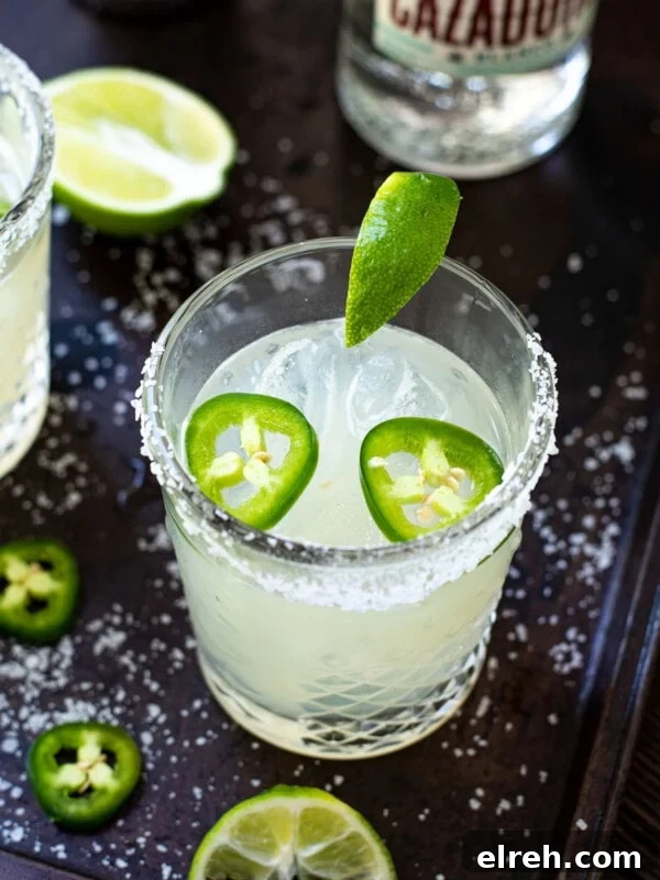 Mezcal Bone Crusher Cocktail Recipe 6 Spicy margarita cocktail.