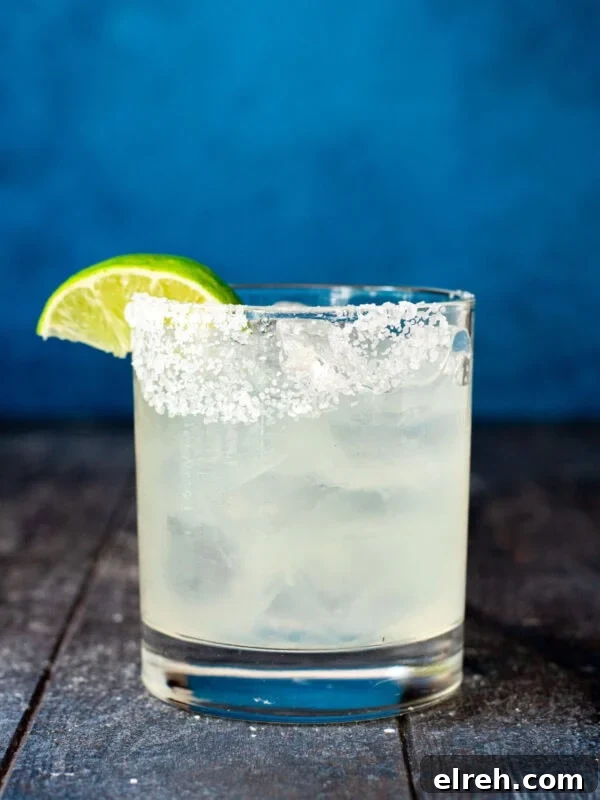 Mezcal Bone Crusher Cocktail Recipe 7 Classic margarita cocktail.