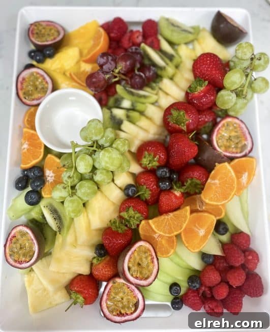 Fruit grazing platter