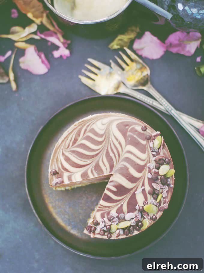 Chocolate Cauliflower Ice Cream Cake