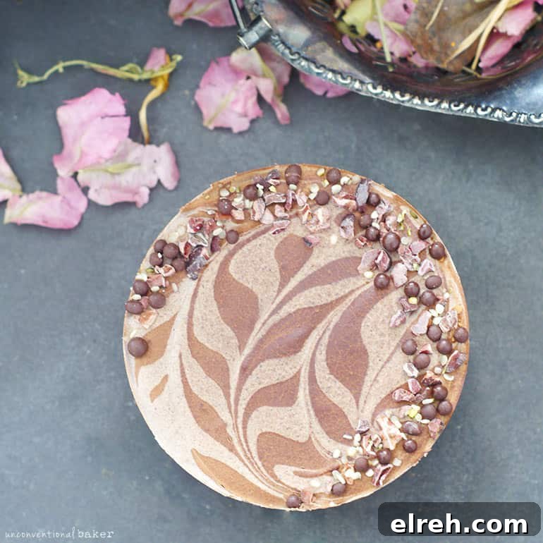 Black Bean Chocolate Cake {No-Bake and Free From: nuts, gluten & grains, dairy, eggs, soy, and refined sugar}