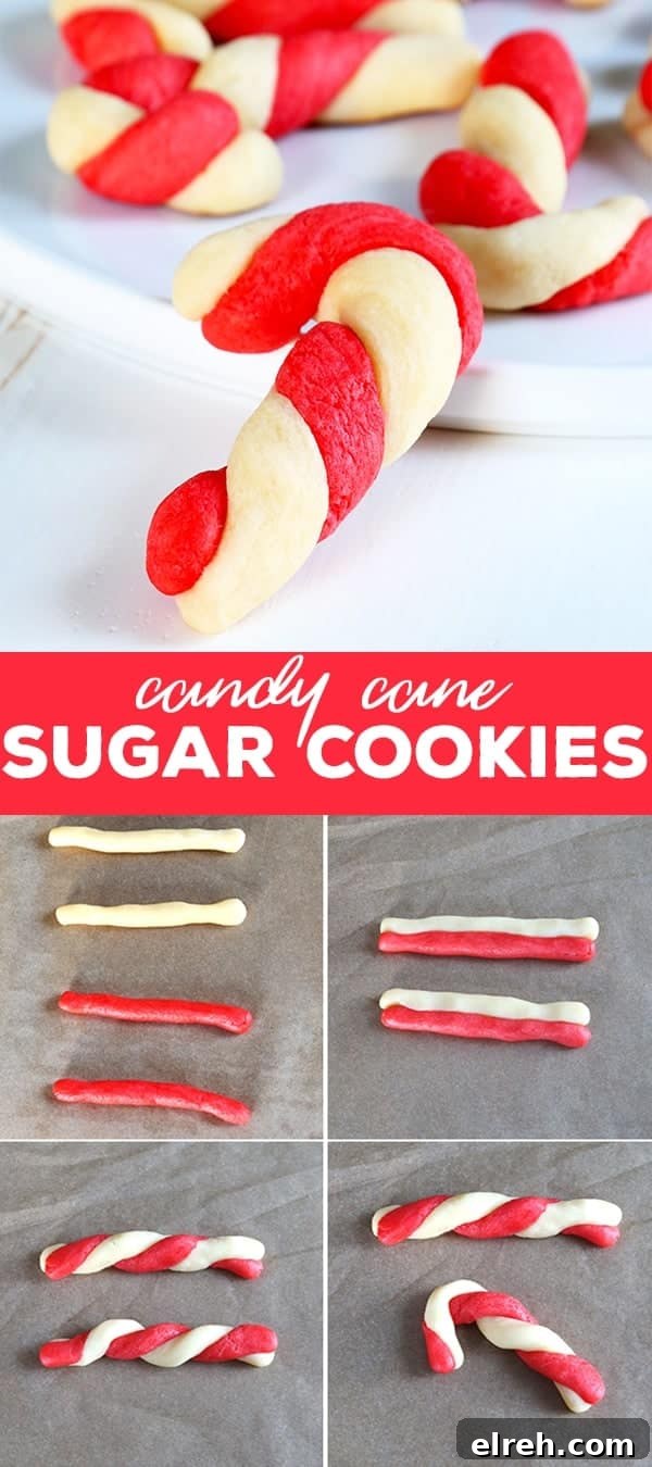 Basic sugar cookie dough is dyed and twisted easily into these soft and tender gluten free candy cane sugar cookies. Add a touch of peppermint extract for some extra holiday cheer!
