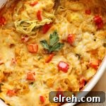 Creamy Buffalo Chicken Zucchini Noodle Bake, low carb, keto and gluten free