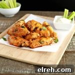Saucy Baked Buffalo Wings, low carb, keto and paleo
