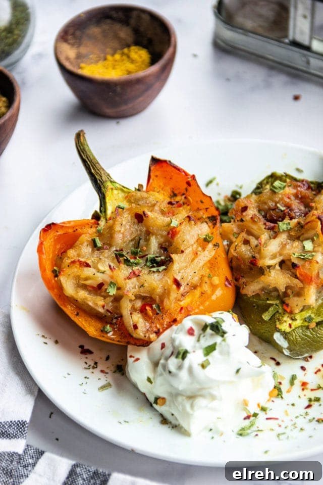 Potato Stuffed Peppers