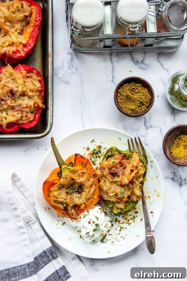 Potato Stuffed Peppers
