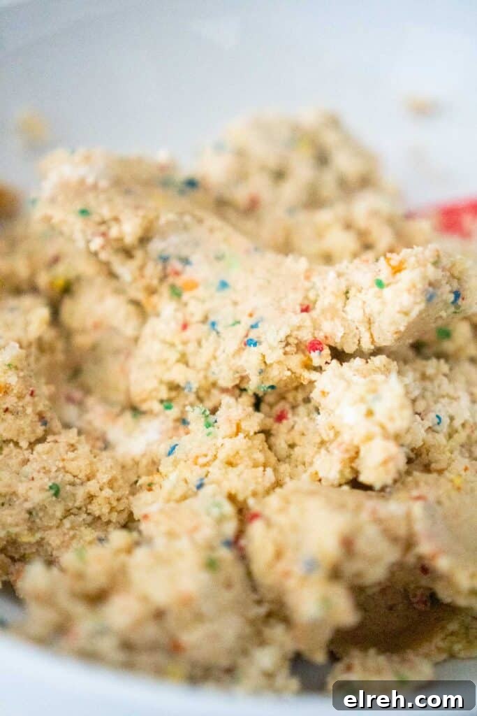 3 Ingredient Sugar Cookie Truffles 4 sugar cookie truffle dough