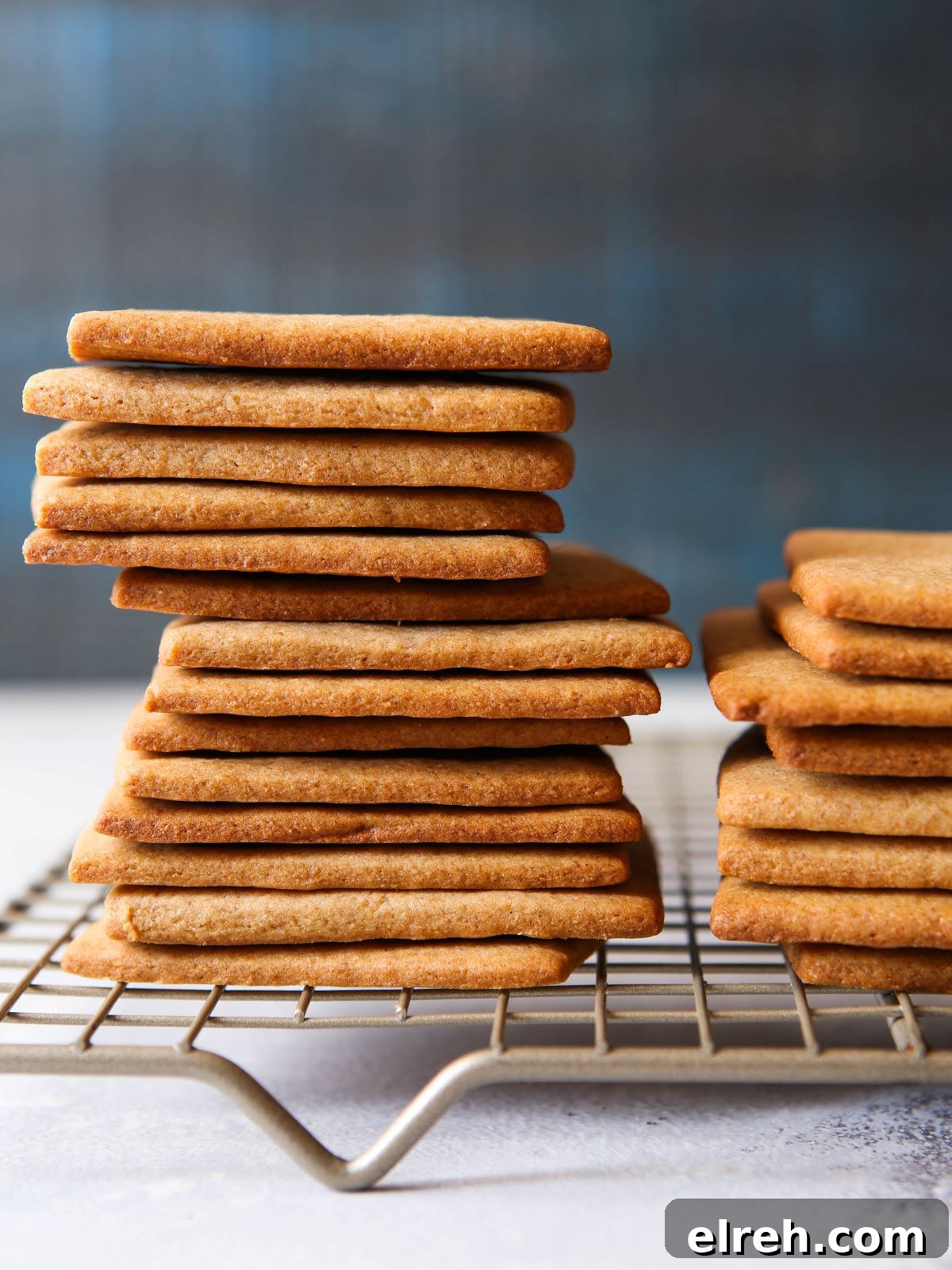 Graham Cracker Sandwiches with Creamy Frosting 4 Graham Crackers and Frosting | completelydelicious.com