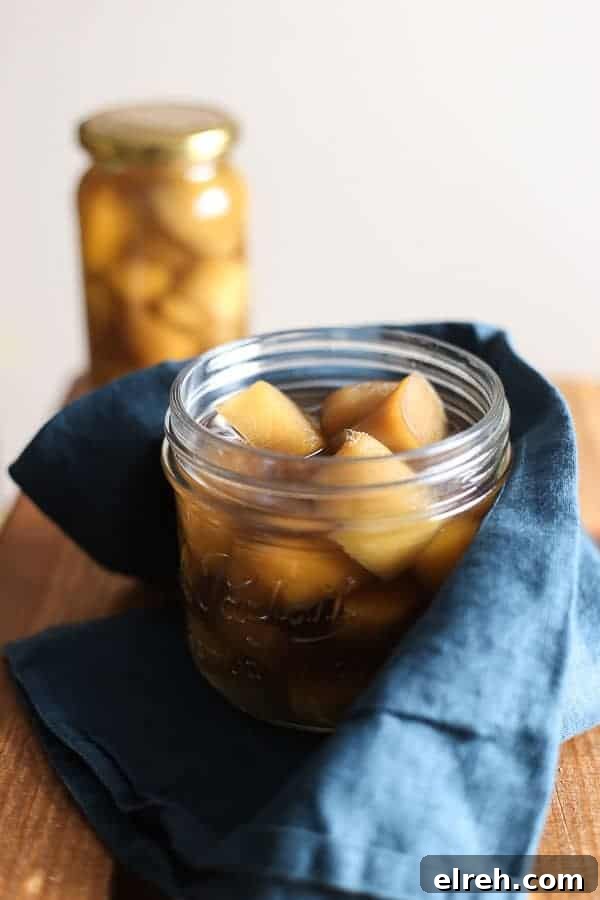 Caramelized Candied Orange Slices Recipe 11 An open jar of Homemade Stem Ginger in Syrup