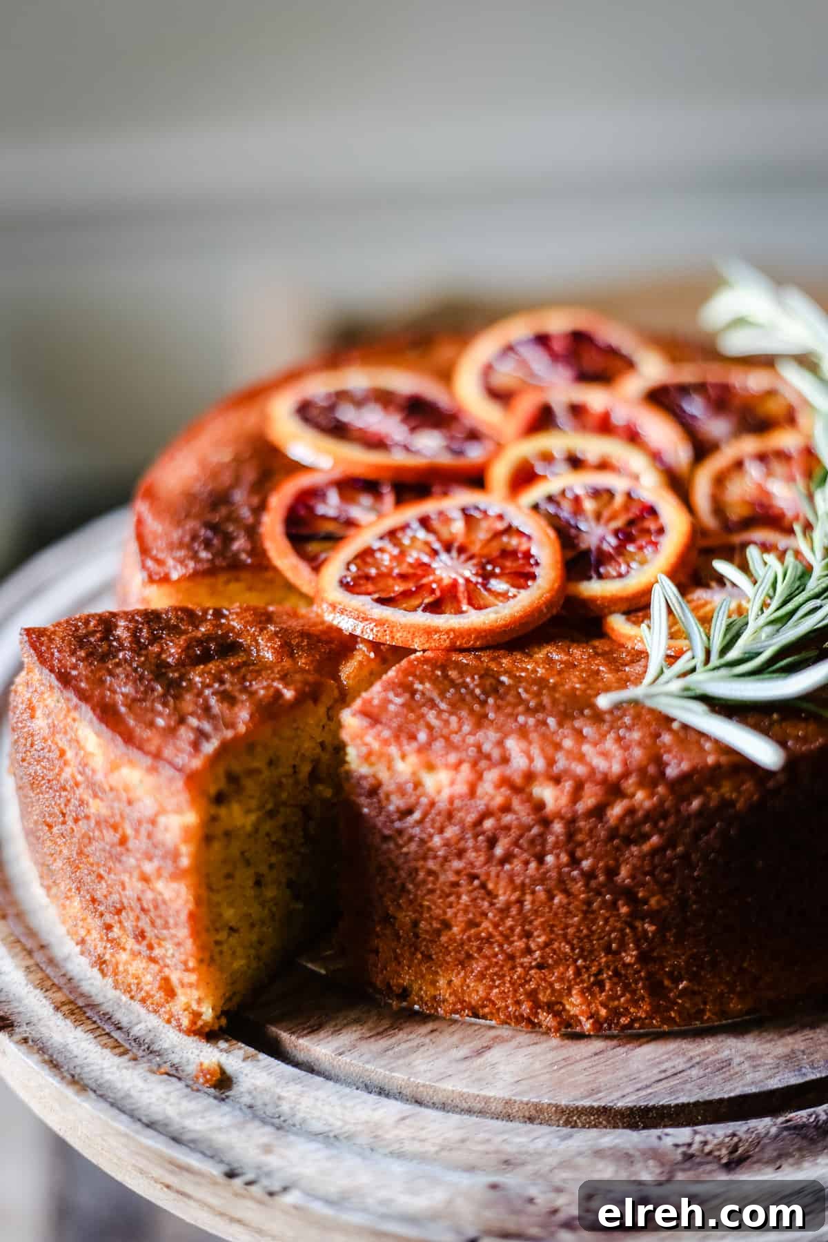 Caramelized Candied Orange Slices Recipe 8 Blood Orange Rosemary Polenta Cake