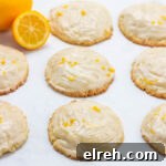 Low carb keto lemon cream cheese cookies with lemon icing