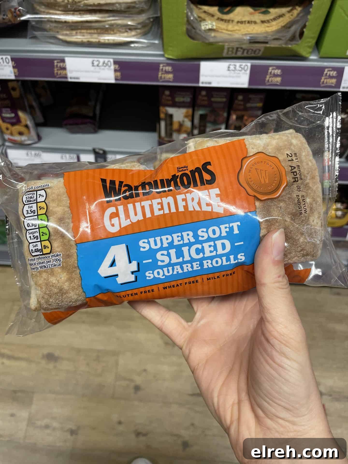 warburtons super soft square rolls