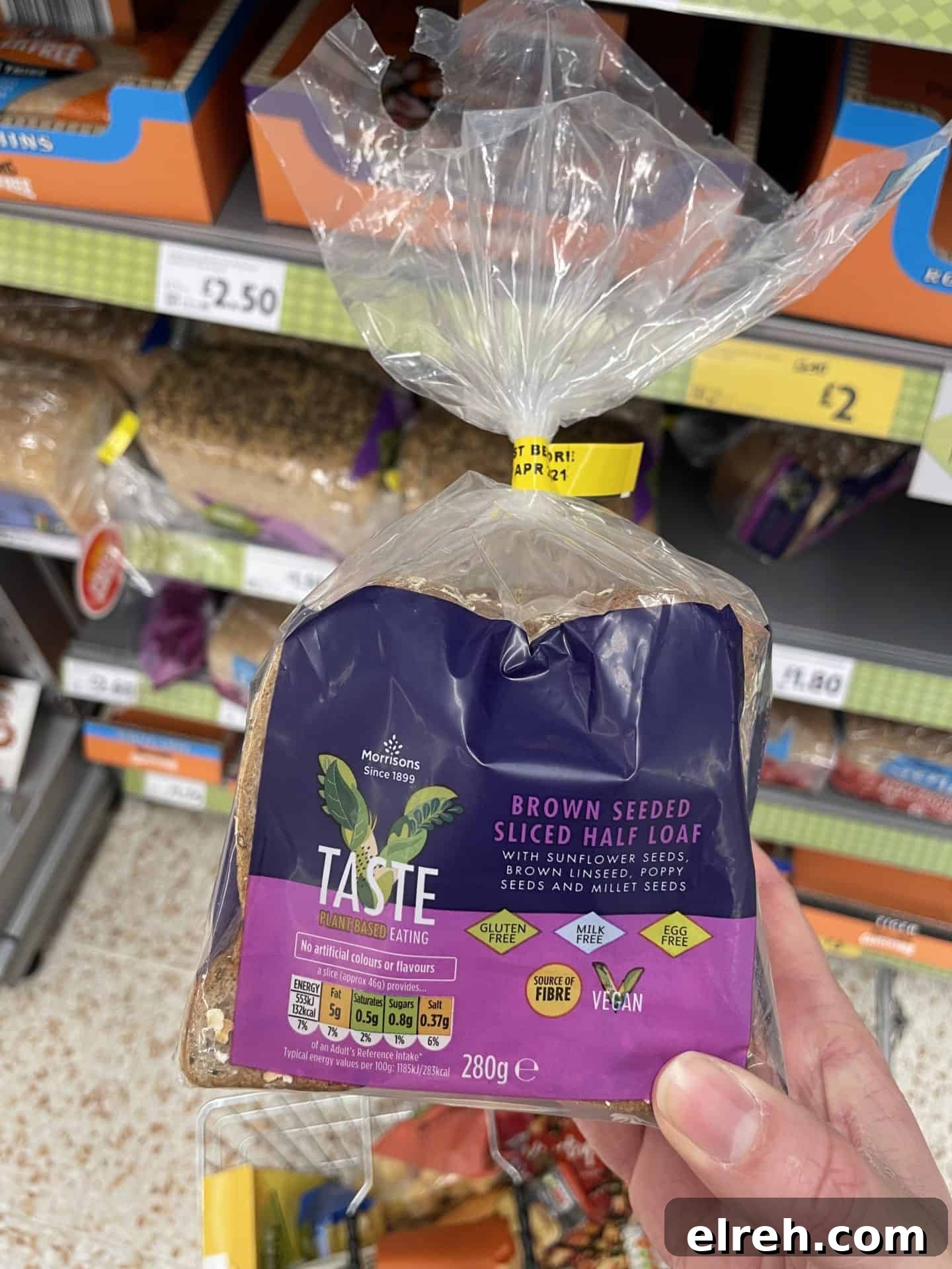 morrisons  gluten free bread