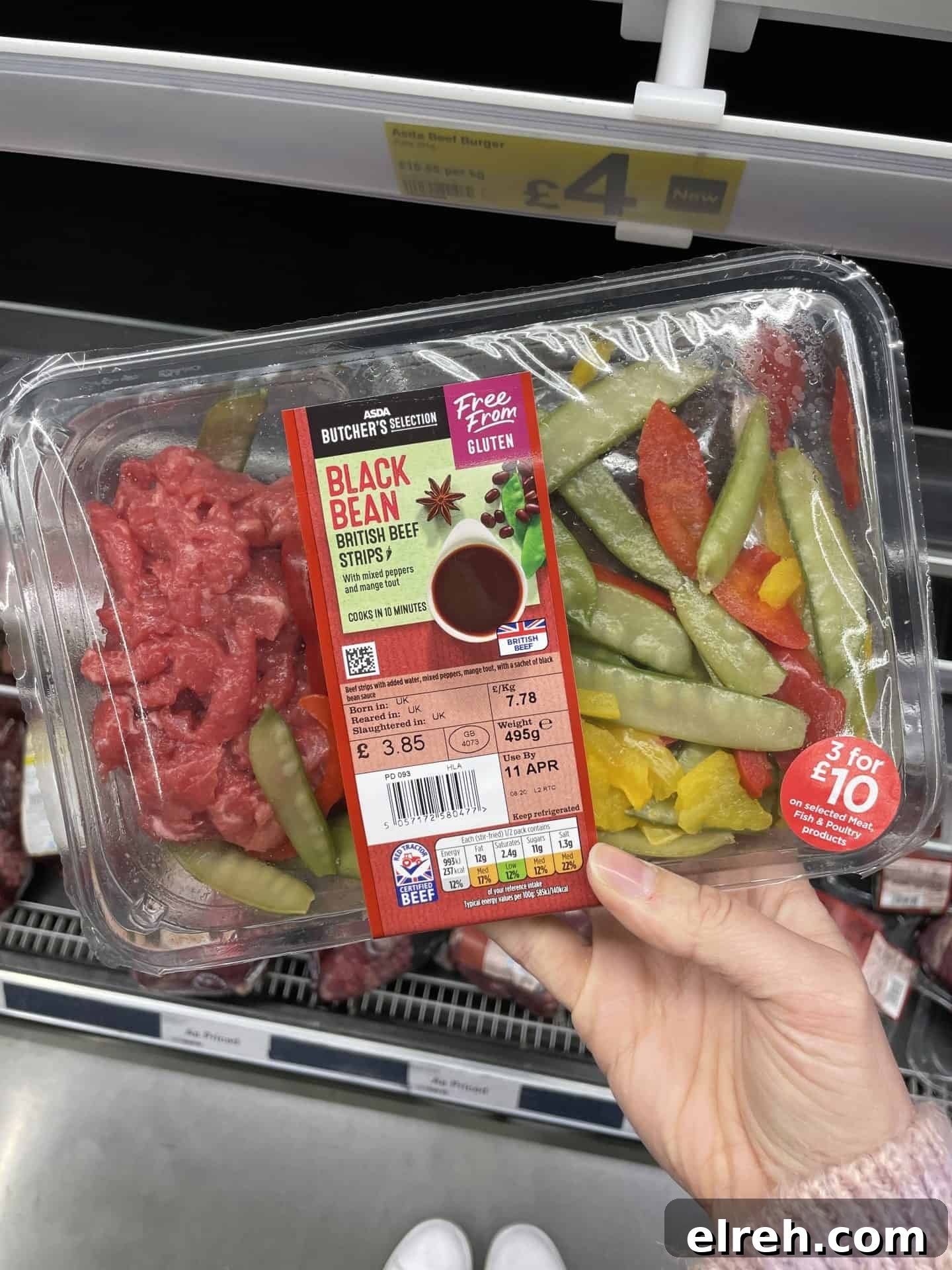 Asda black been stir fry kit gluten free