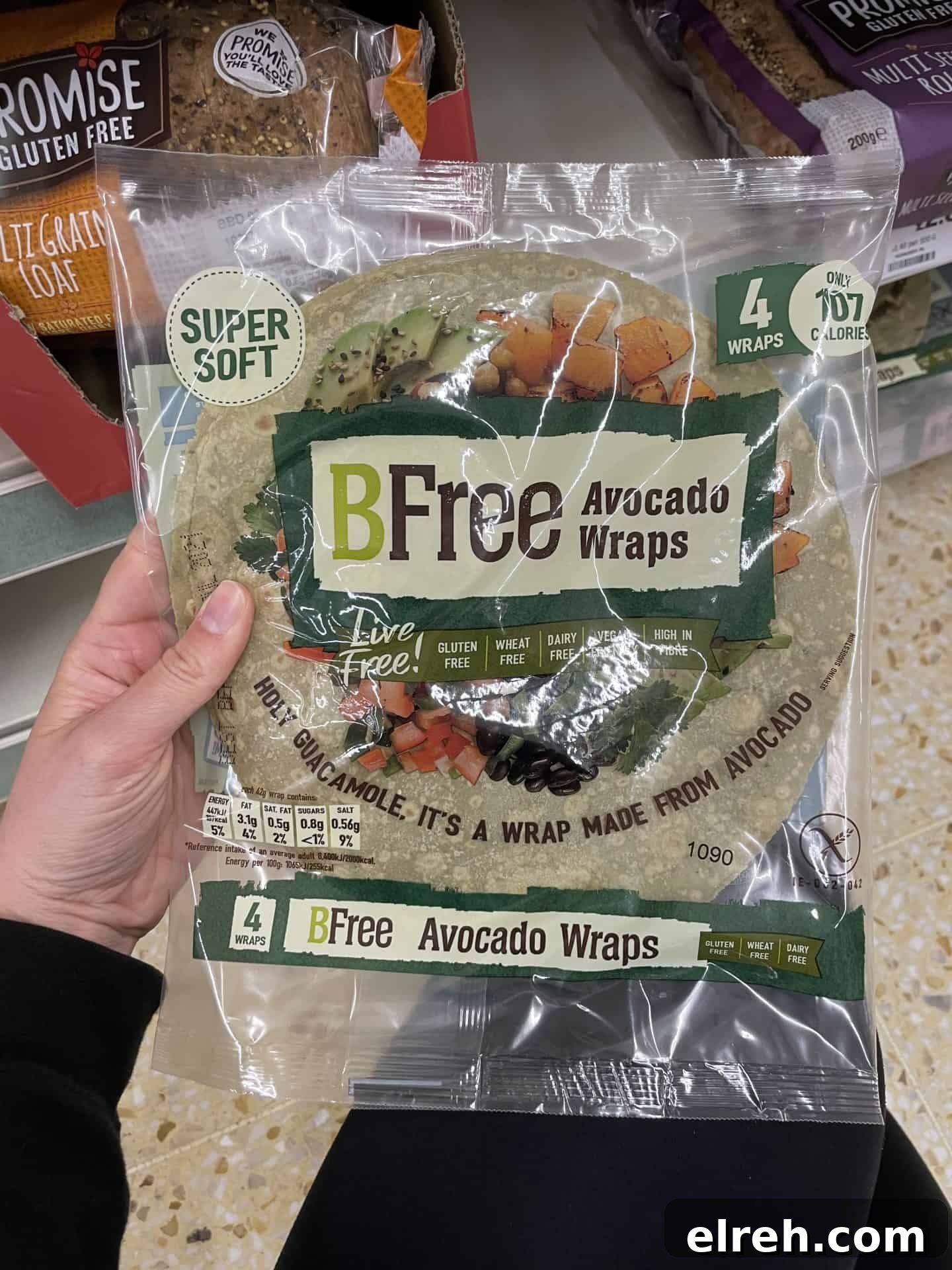 bfree gluten free vegan avocado wraps