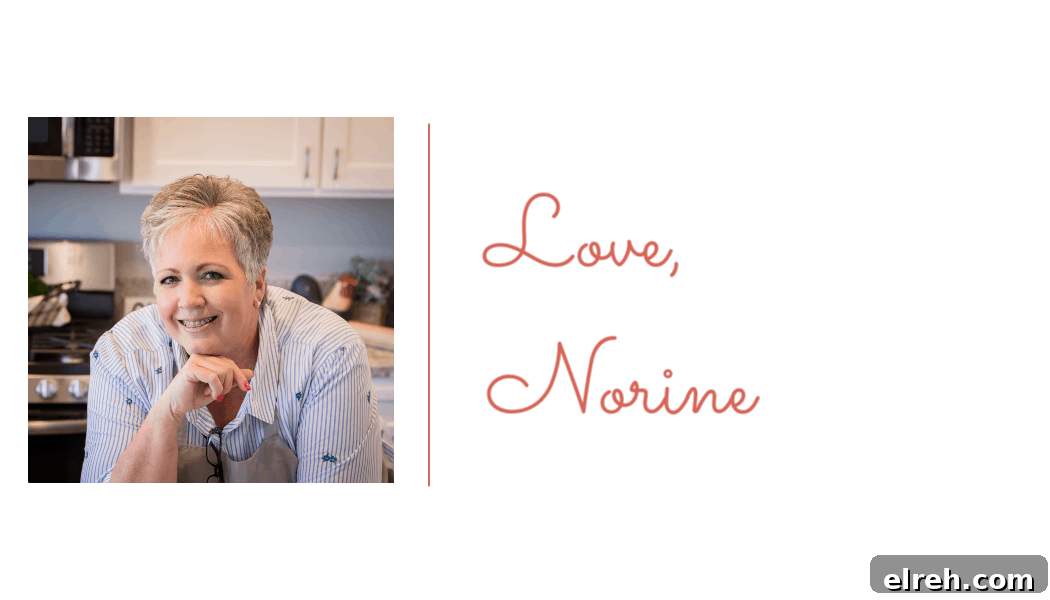Norine's photo with signature