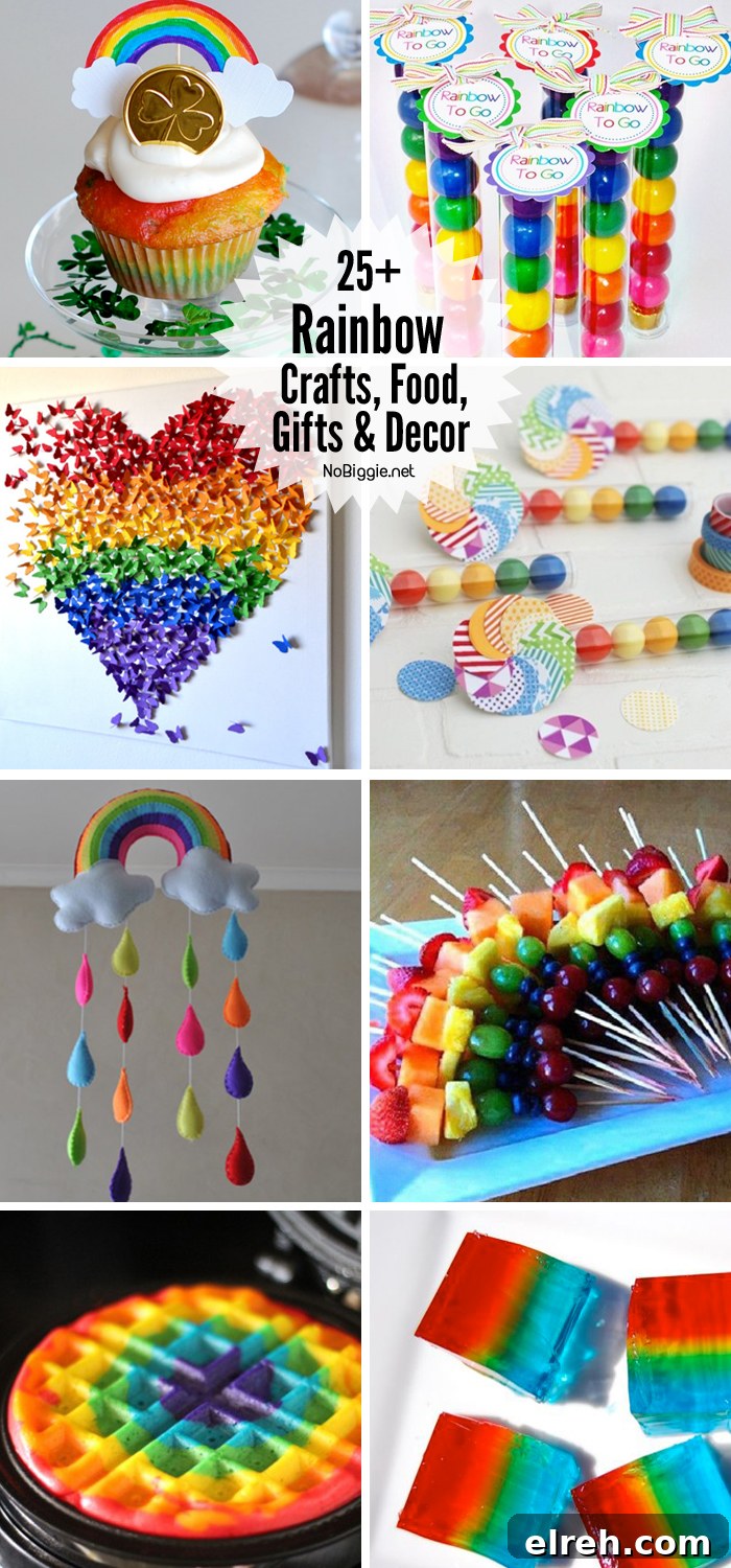 25+ rainbow food crafts gifts decor | NoBiggie.net