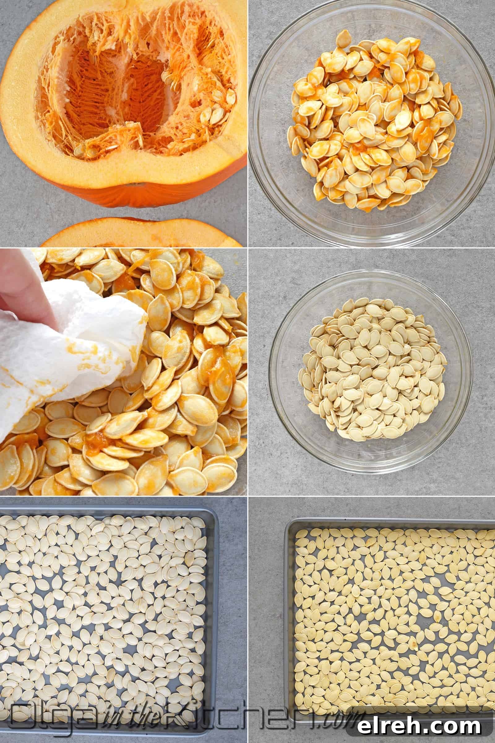 Golden roasted pumpkin seeds