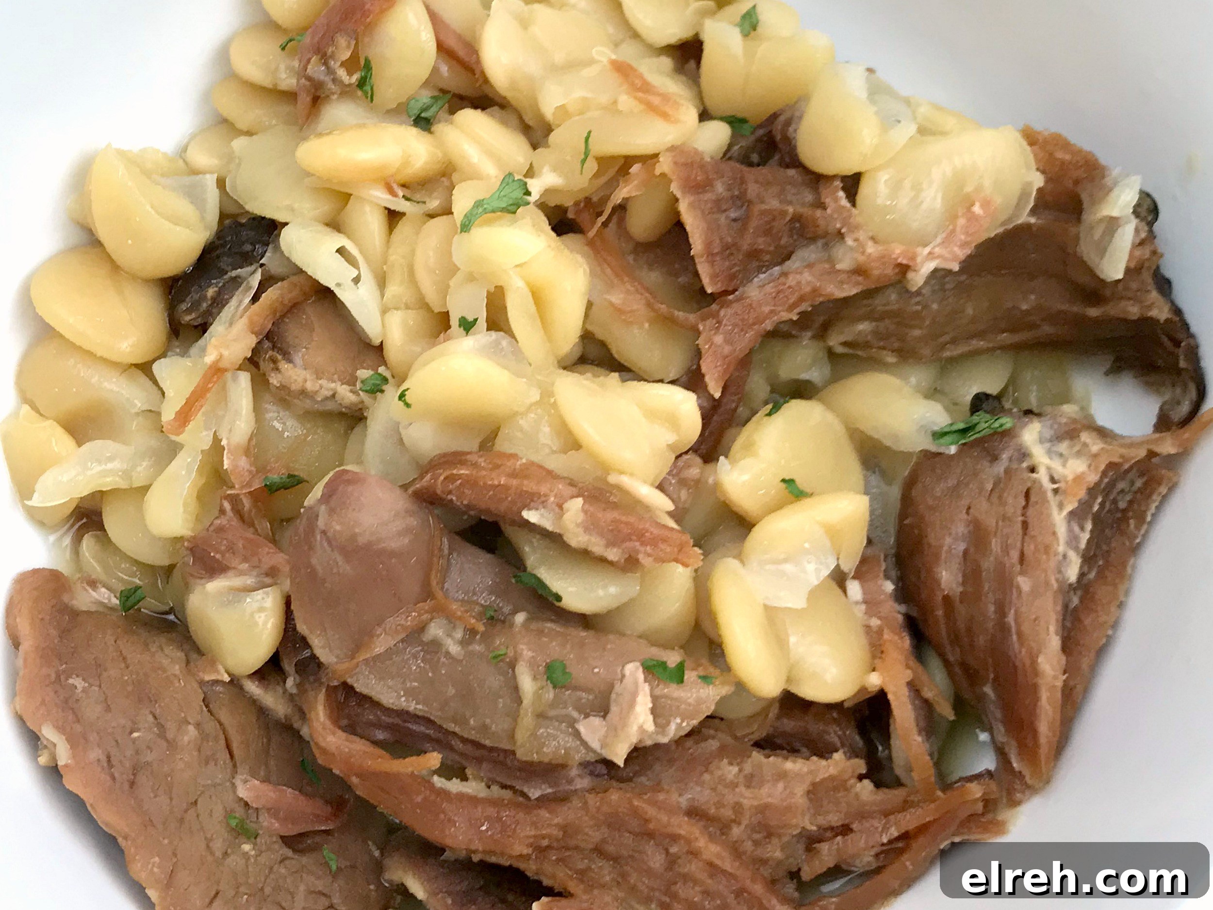 Instant Pot Ham and Lima Beans Recipe 3 Lima beans and ingredients