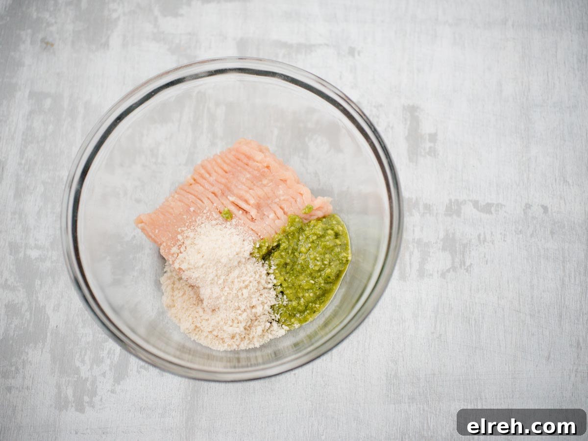 ingredients in glass bowl