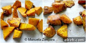 Middle Eastern Chargrilled Pumpkin Salad with Spices 6 Chargrilled pumpkin wedges for salad