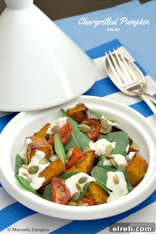 Middle Eastern Chargrilled Pumpkin Salad with Spices 8 Middle-Eastern Chargrilled Pumpkin Salad