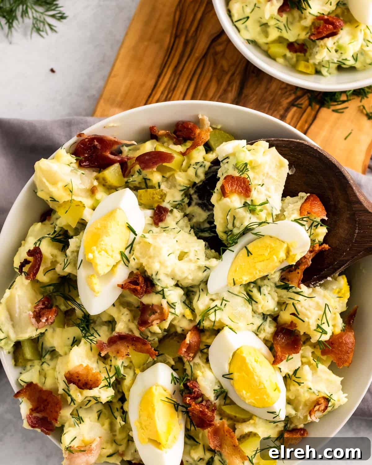 Potato Salad in a Bowl