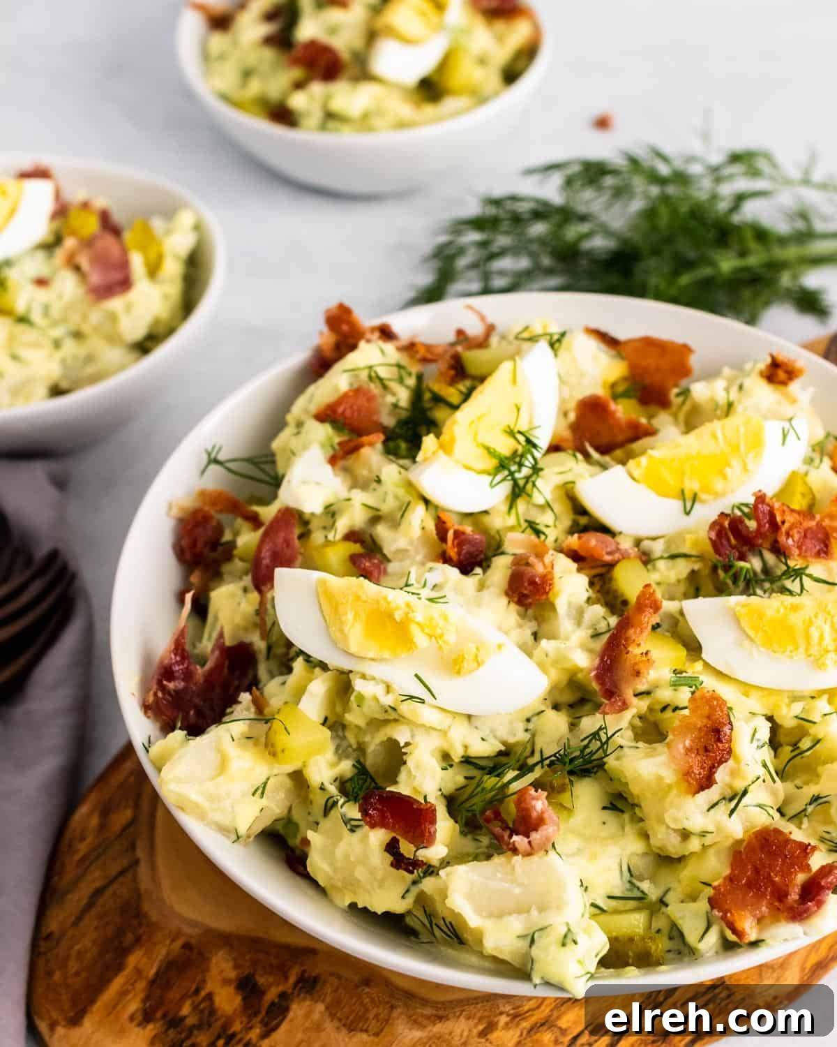 Serving Bowl of Potato Salad