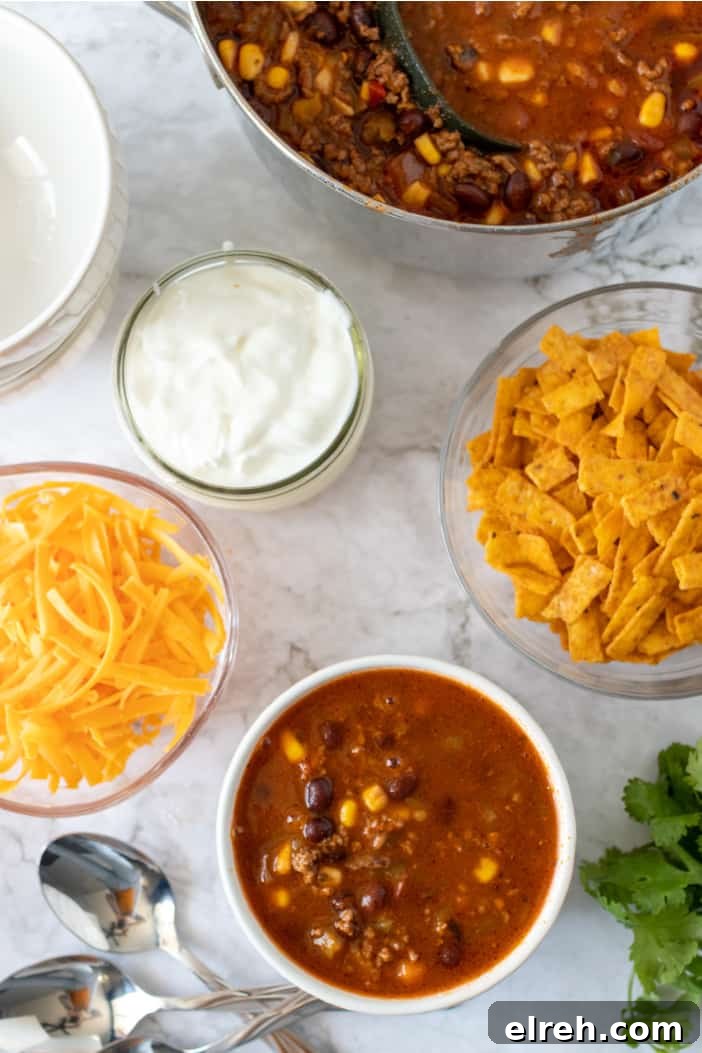 soup with sour cream and cheese in bowls.