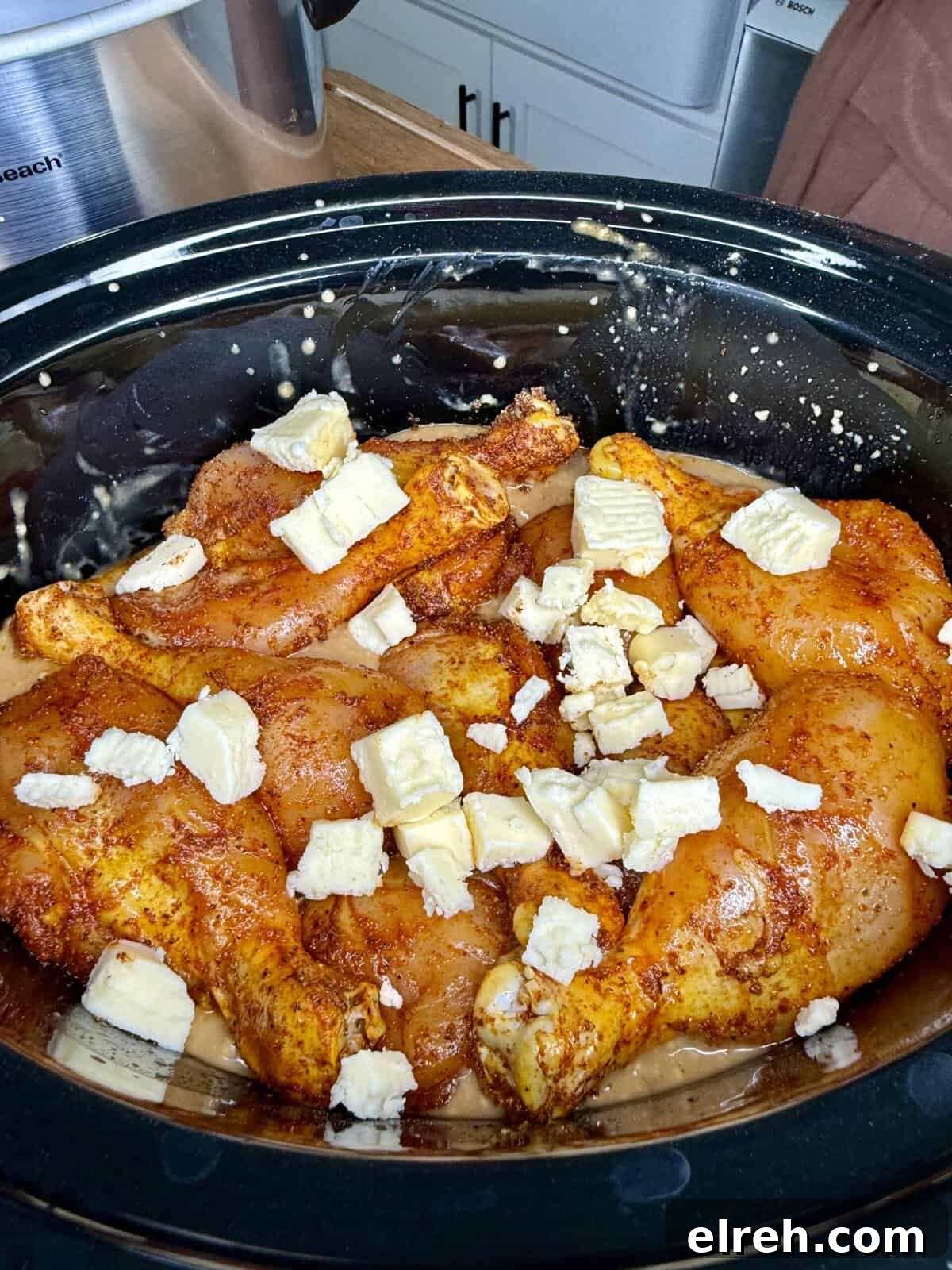 Crockpot Chicken Drumsticks Recipe 10 Creamy chicken gravy in slow cooker