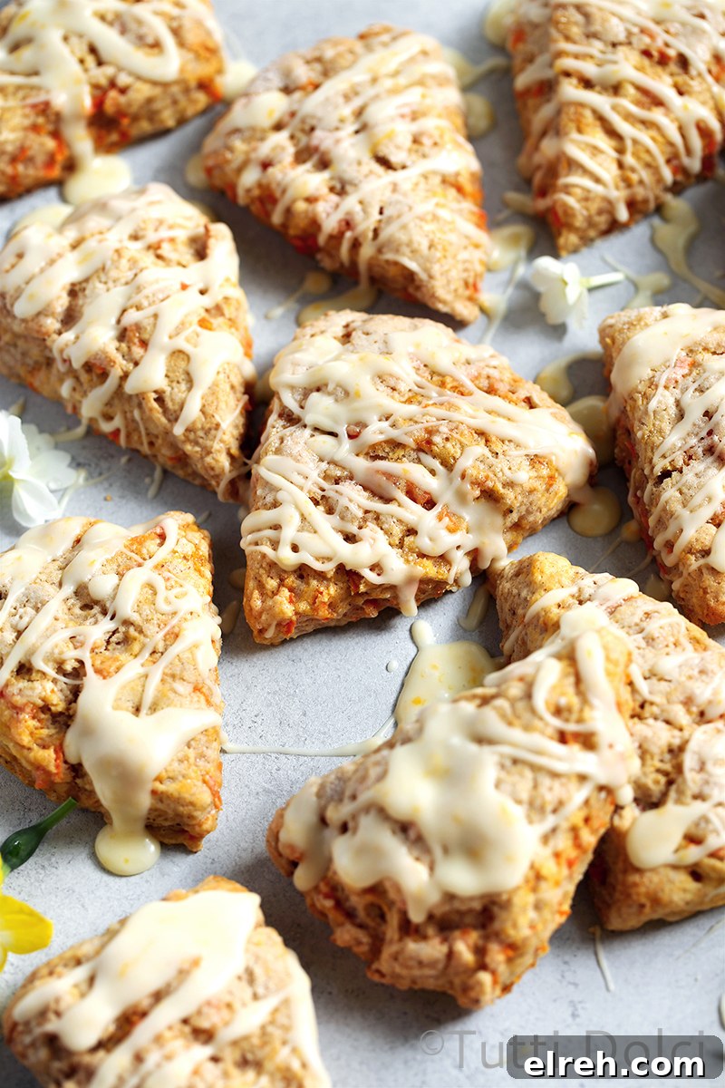 Carrot Cake Scones