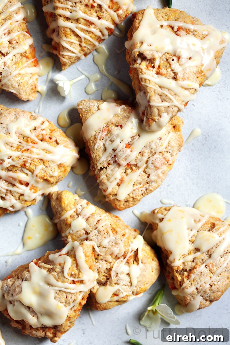 Carrot Cake Scones