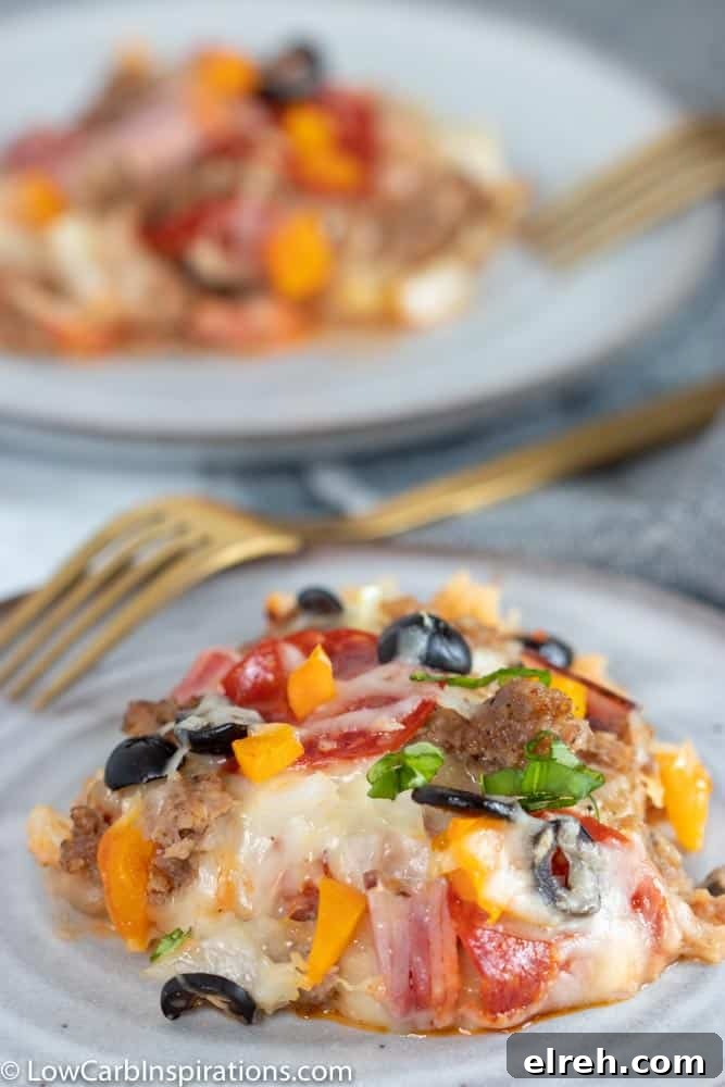 How to Make Mushroom Pizza with Cauliflower Crust 22 Low Carb Meat Lovers Pizza Casserole