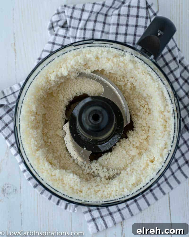 How to Make Mushroom Pizza with Cauliflower Crust 9 cauliflower in a food processor minced finely