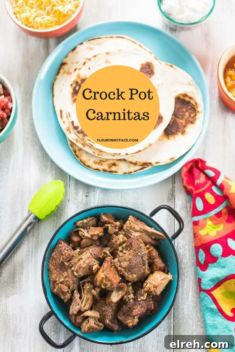 Slow Cooker Pork Carnitas for Tacos 3 Crock Pot Carnitas recipe