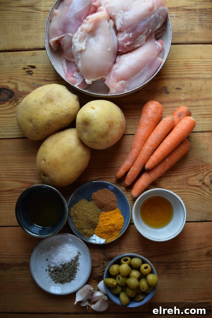 Sheet Pan Moroccan Chicken Dinner with Warm Spices 4 Ingredients to make Sheet Pan Moroccan Chicken Dinner.