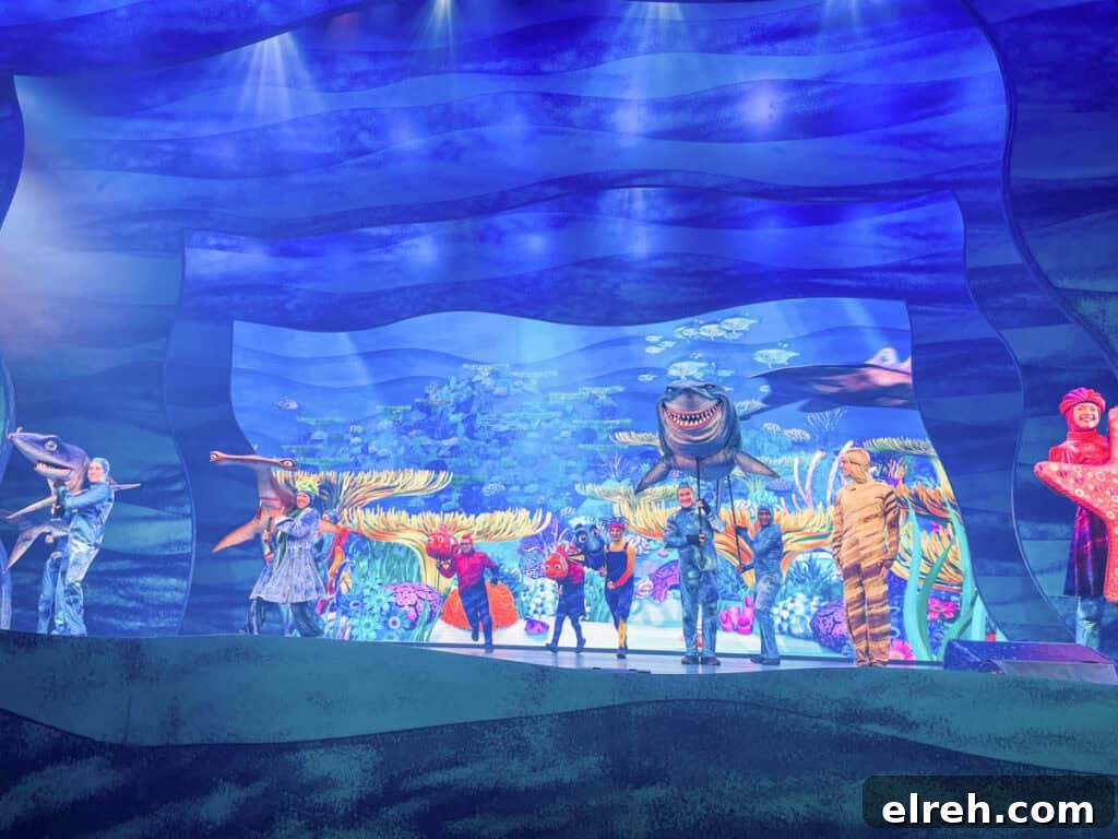 Finding Nemo show at Animal Kingdom.