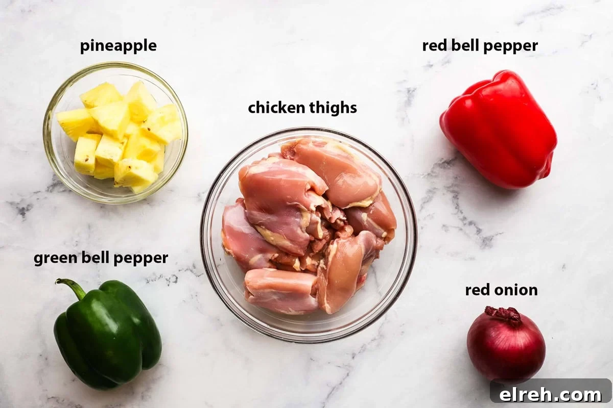 ingredients used to make chicken teriyaki skewers