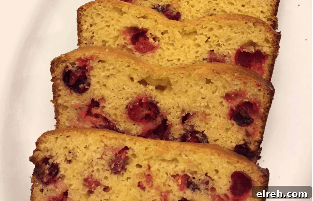 30+ Holiday Dessert Recipes from Around the World 24 Cranberry Orange Bread