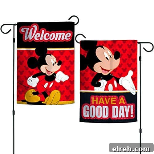 Disney Fort Wilderness Camping Packing List 6 Disney garden flag for campsite