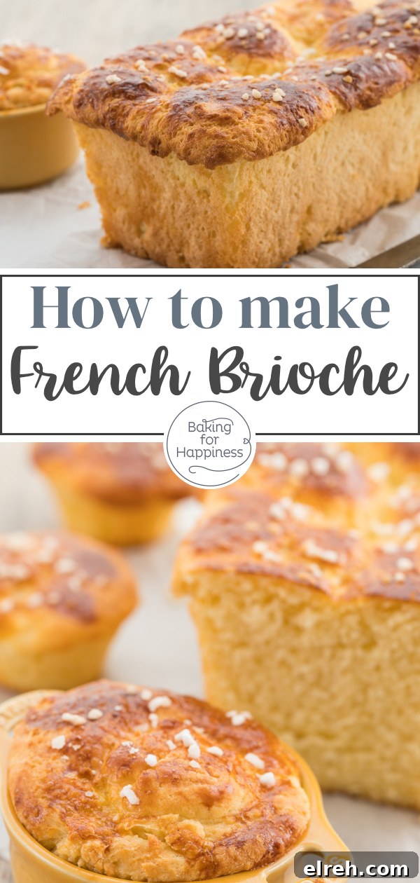This brioche bread made from buttery yeast dough is an authentic French breakfast classic! Delicious, fluffy and easy to prepare.