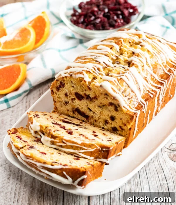 Moist Homemade Cranberry Orange Bread 2 Cranberry Bread Recipe loaf
