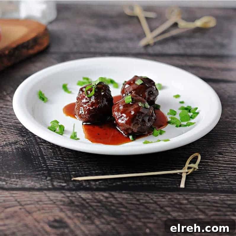 13 Kid-Approved New Year Treats to Close Out 2025 12 grape jelly meatballs.
